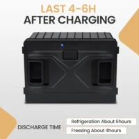 Домашний автомобильный холодильник Alpicool со встроенной литиевой батареей Plug and Play, 15600 мАч, портативный уличный автомобильный холодильник — изображение 5