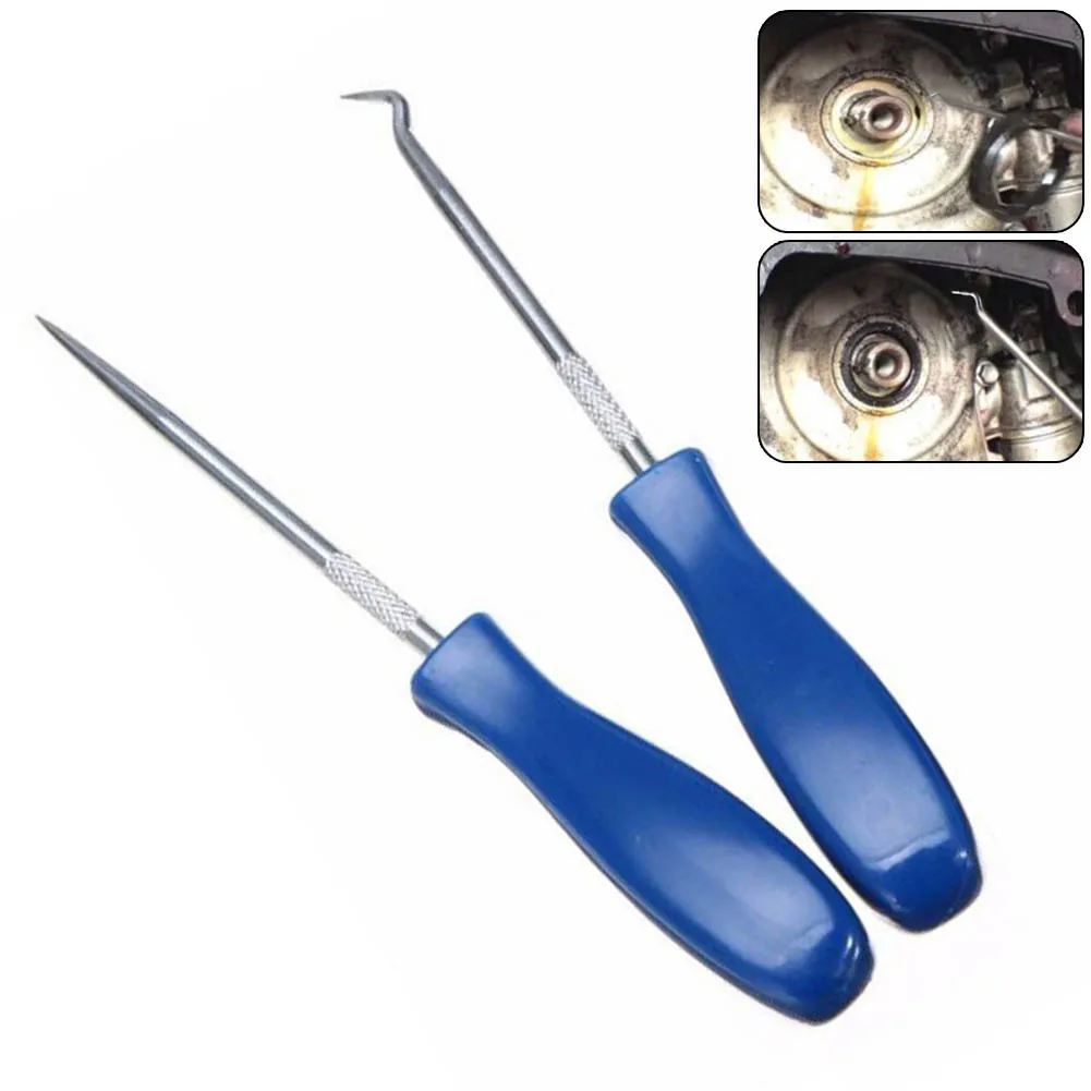 

2pcs For Auto Car Oil Seal Screwdrivers Set Hose Removal Hook Set O-Ring Seal Gasket Puller Remover Pick Hooks Repair Tools