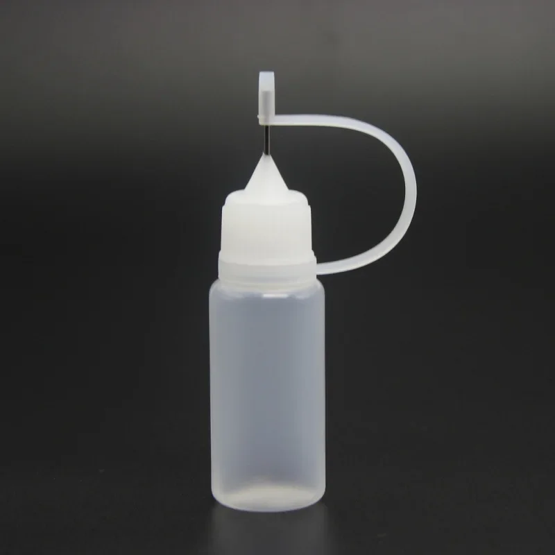 5Pcs/1Pcs 10/20/30/50/100ml Squeeze Bottles Needle Tip PE Glue Applicator Bottle Craft Tool Transparent for Paper Quilling 4