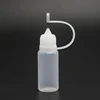 5Pcs/1Pcs 10/20/30/50/100ml Squeeze Bottles Needle Tip PE Glue Applicator Bottle Craft Tool Transparent for Paper Quilling 4