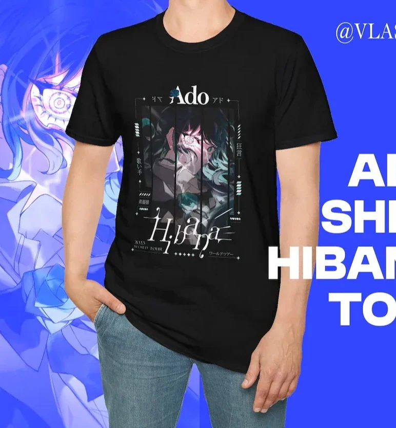 Ado WORLD TOUR Hibana Tシャツ 黒 M ライブ Ado World Tour 2025 Hibana Limited Long T-Shirt XXL Official
