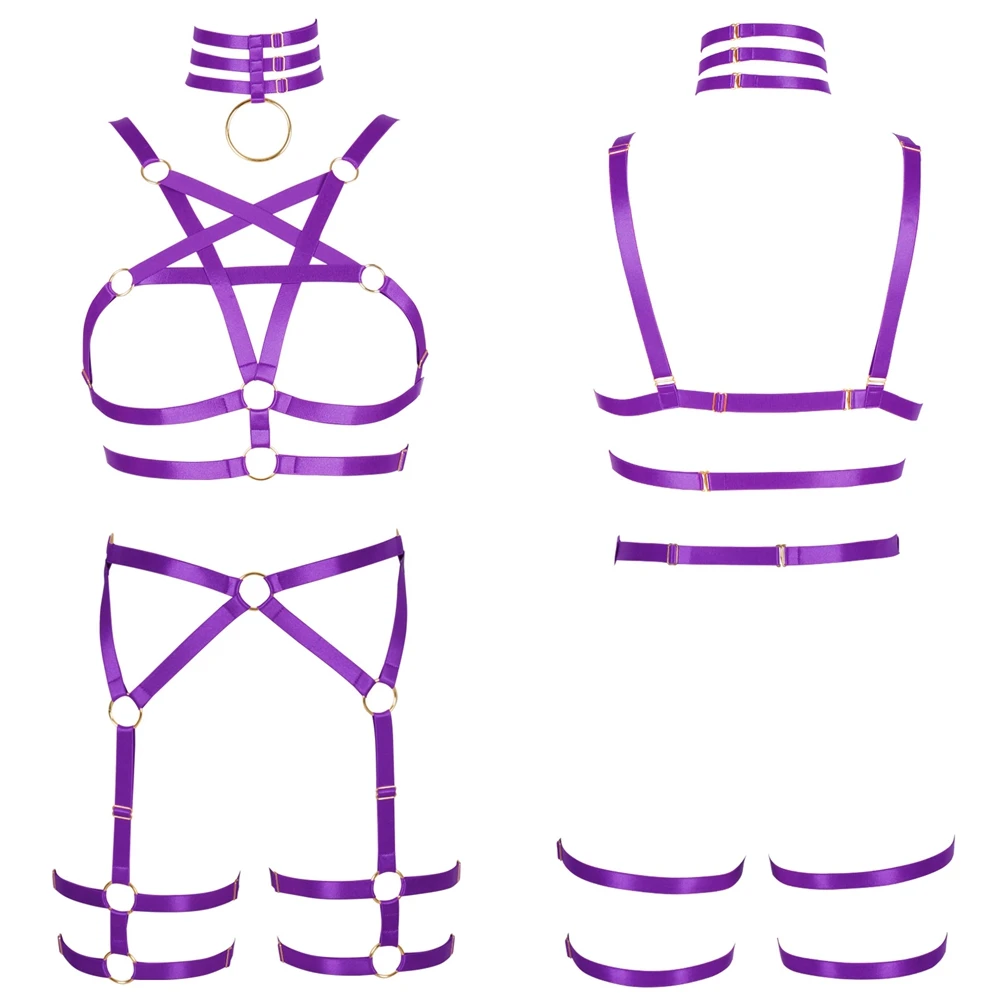 

Женское нижнее белье с пентаграммой, бюстгальтер, нагрудный ремень