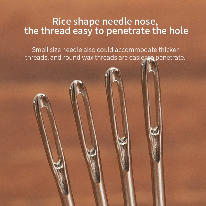 8 Curved Needles for Speedy Stitcher® Sewing Awl Triangular Point (2 pack)