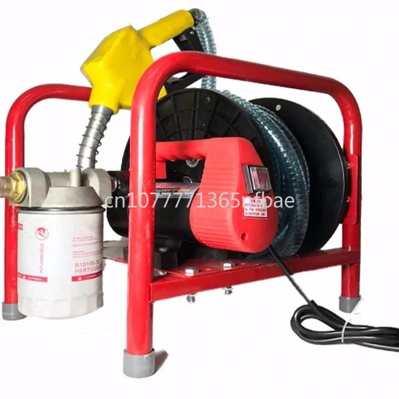 12V/24V/220V high-power metering diesel electric pump diesel defueling pump 220v 550w self priming electric diesel extractor scavenge exchange fuel transfer suction pump with oil gun