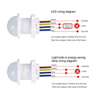 Mini PIR Motion Sensor Light Switch AC 110V- 240V Human Body Pir Infrared Detector Auto On Off Smart Switch Sensor Night Lamp - Image 6