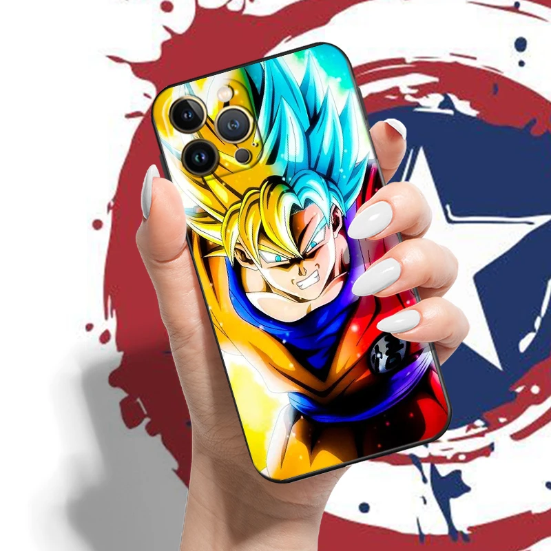 apple iphone 13 pro max case Anime Dragon Ball Goku Vegeta For iPhone 13 12 11 Pro Max Mini 5 5s 6 6S 7 8 Plus X XR XS Max Phone Case Coque Back iphone 13 pro max wallet case