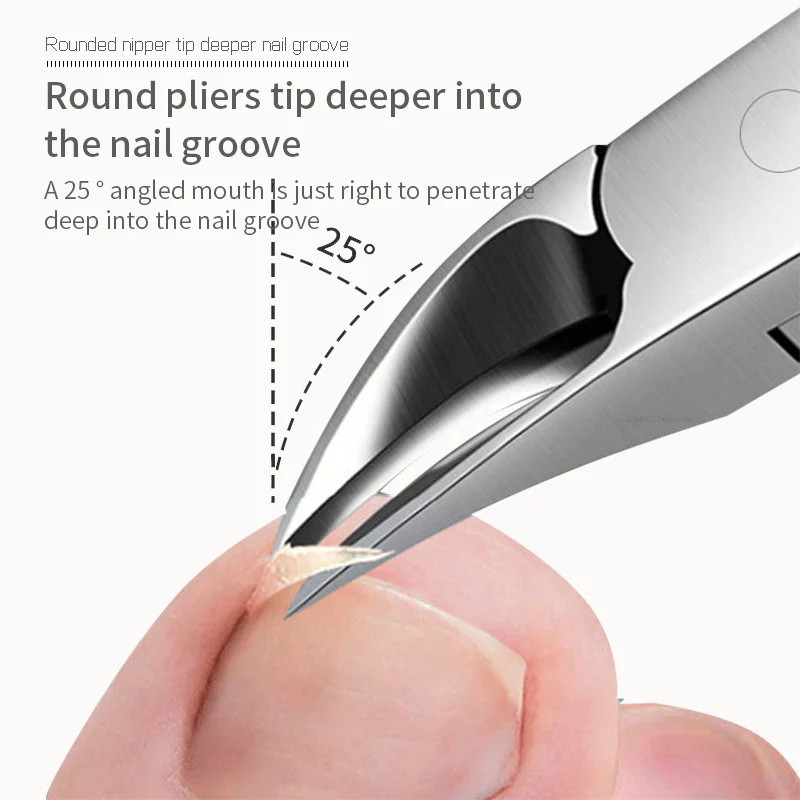 Professional Toe Nail Clippers Cutter Ingrown Toenail Tool Thick Nail Dead Skin Dirt Remover Super Sharp Curved Blade Tools toe nail clipper nail clipper set nail clipper nail scissors set manicure pedicure kit manicure set manicure nail clipper set nail clippers kit