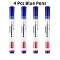4 Pcs Blue Pens