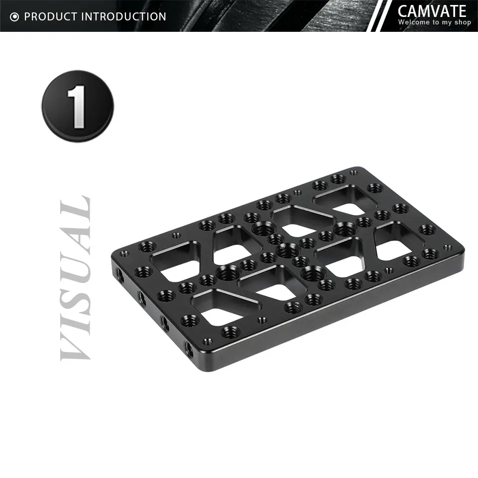 Multi-purpose Switching Plate for Rail Block Dovetail Camera Cheese Plate With 1