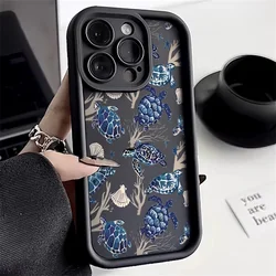 Kleurvolle Artistieke Schildpad Telefoonhoes