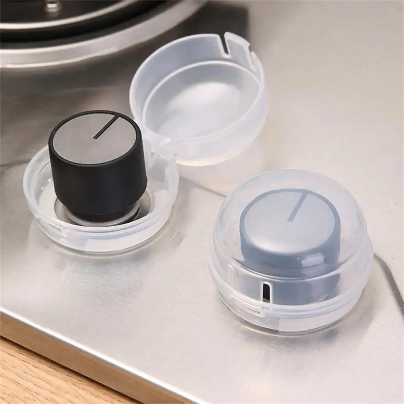 2pcs Gas Stove Oven Knob Cover Cookware Parts Protector Baby Kitchen