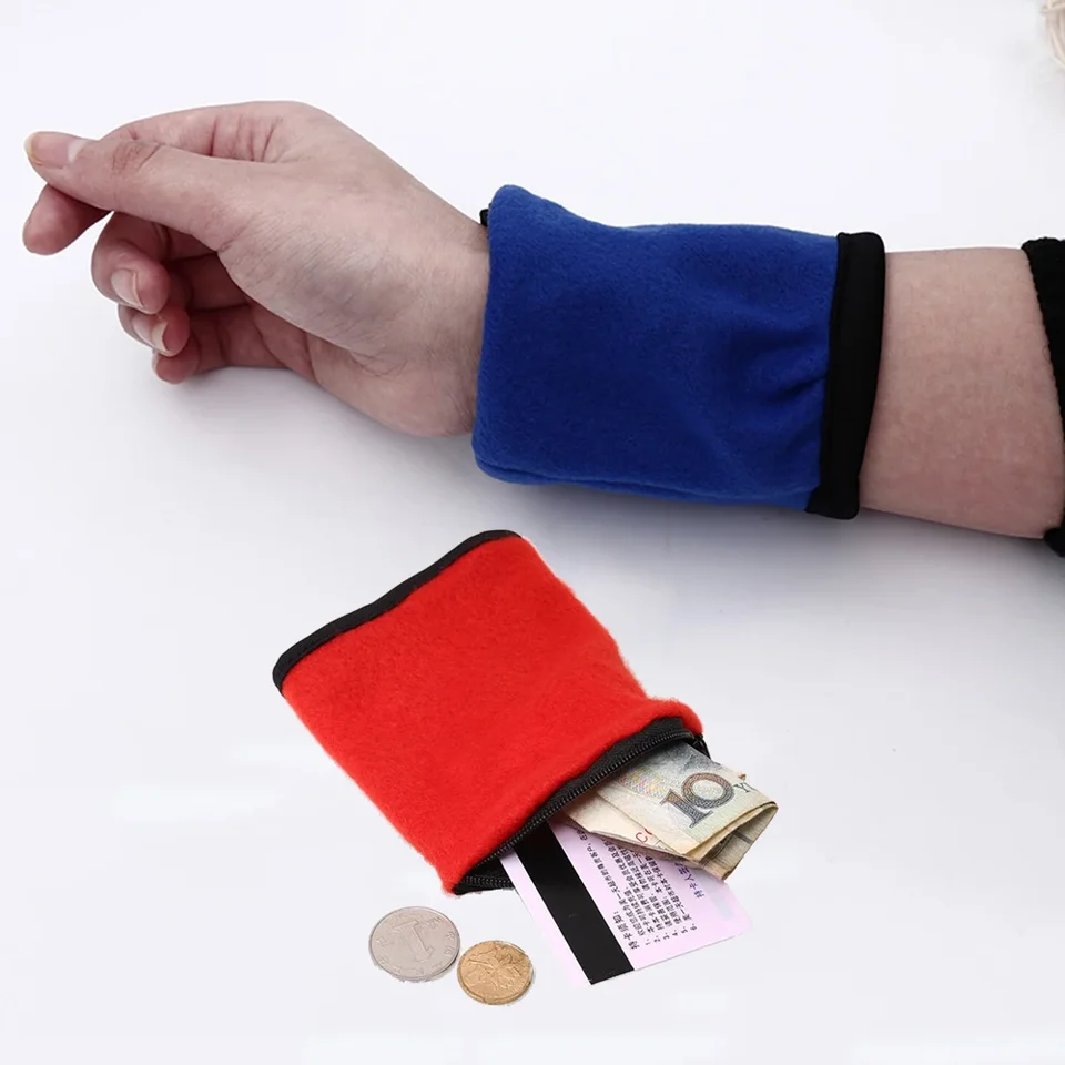 Braccialetto Portafoglio Sportivo Con Cerniera - Unisex, Per Corsa, Fitness E Viaggi