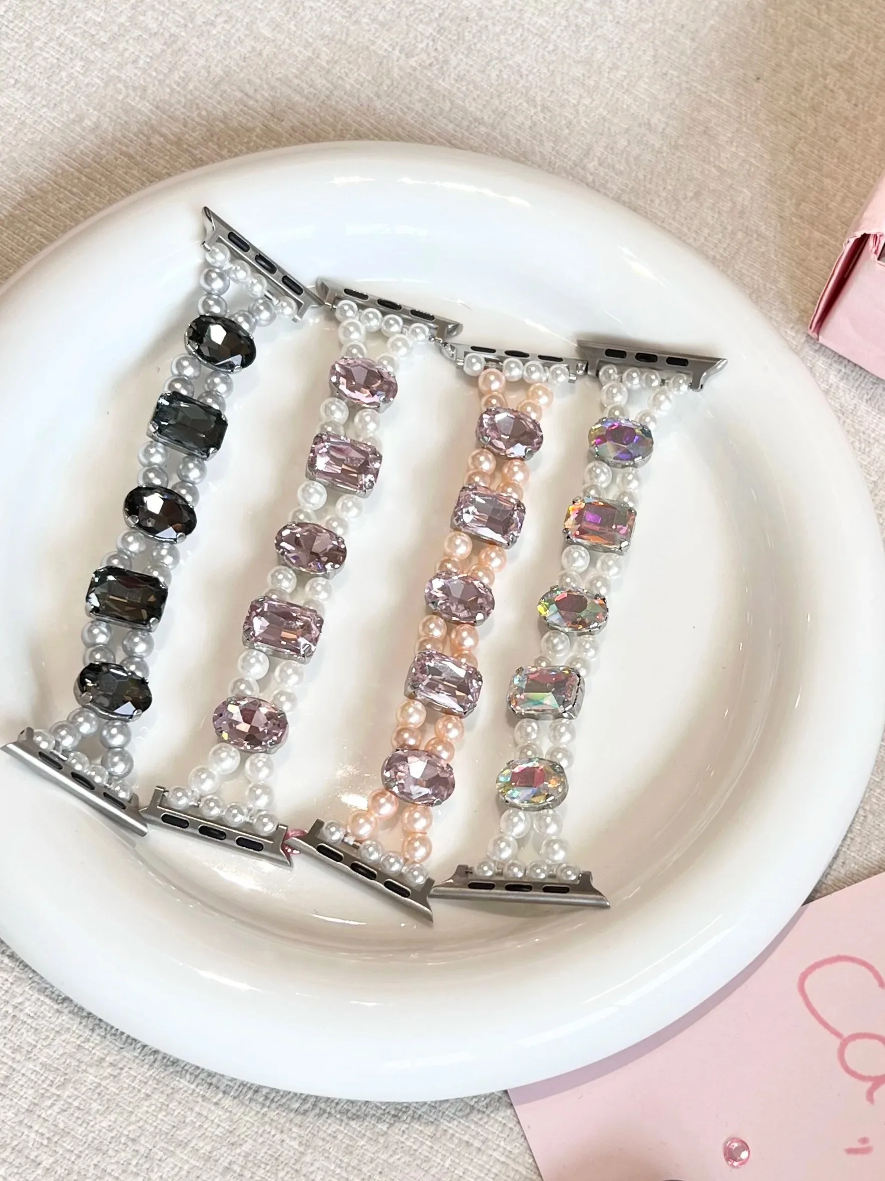 

Роскошный ремешок для часов Apple Watch Band 44 мм 49 мм 45 мм 42 мм Ultra 2 38 мм 40 мм 41 мм, изысканный женский роскошный браслет