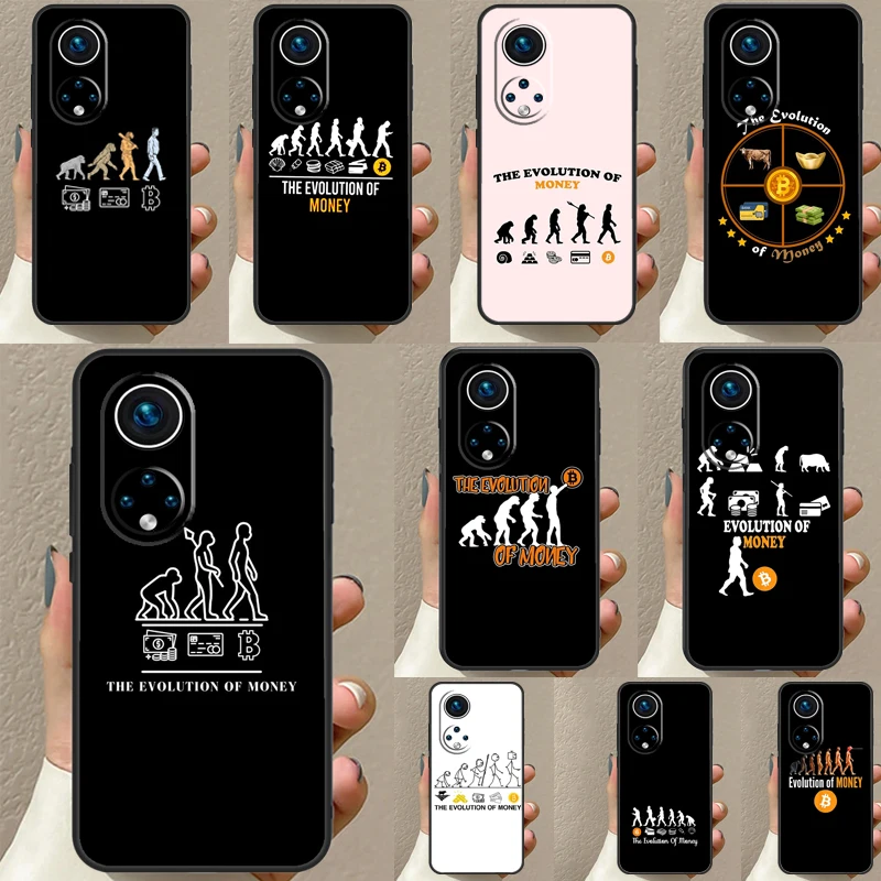 Bitcoin Evolution Money Criptovaluta Per Huawei P20 P30 P40 P60 Pro P Smart Nova 9 Honor 70 90 50 Magic5 Lite X7A X9A X8A Case