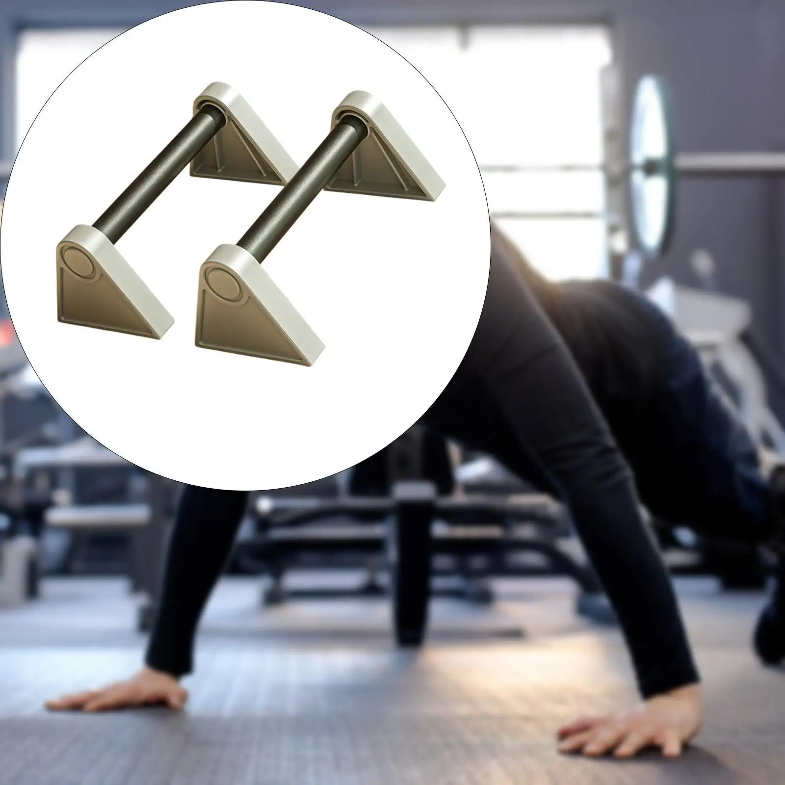2Pcs Push up Bars Anti Slip Floor Push up Handles for Gym Exercise Home