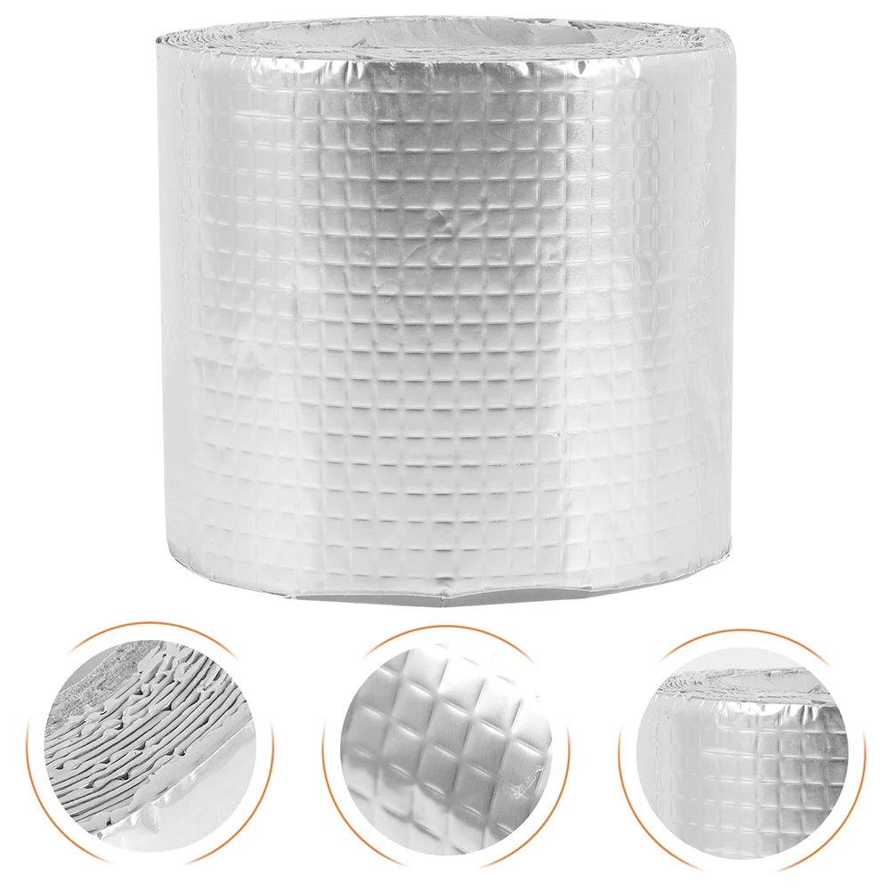 

Aluminum Foil Butyl Tape Sealant Sealing for Roof Self-adhesive Duct Rv Water Barrier Caulk Repair Pipeline Checkered