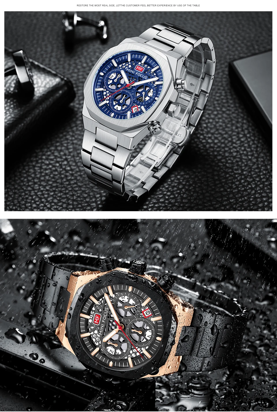 MINI FOCUS Quarzuhr für Herren, wasserdicht_voghion.com