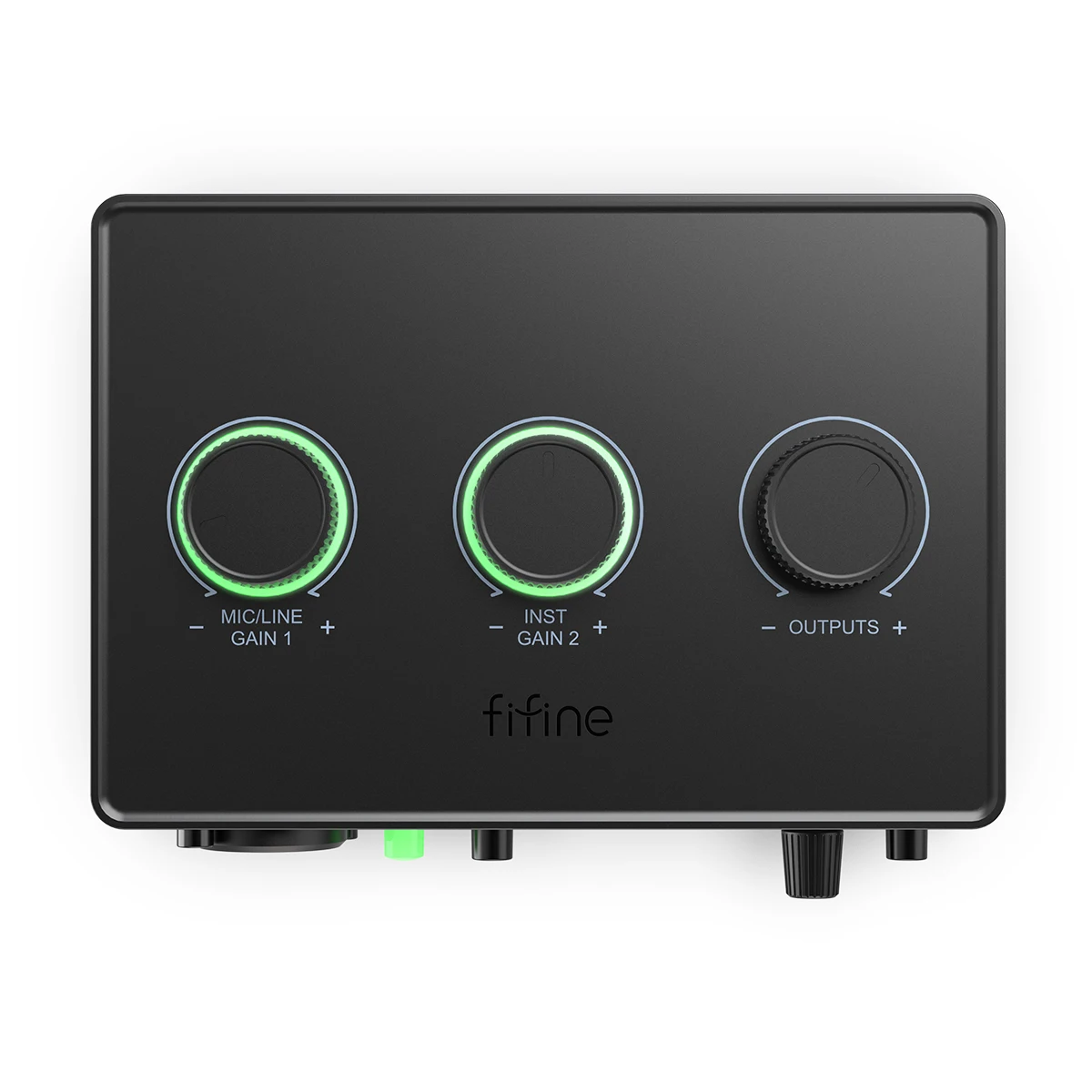 ち*ら様 fifine コンデンサーマイクとオーディオインターフェイス FIFINE サウンドミキサー、ゲインノブ付きコンデンサーマイク用
