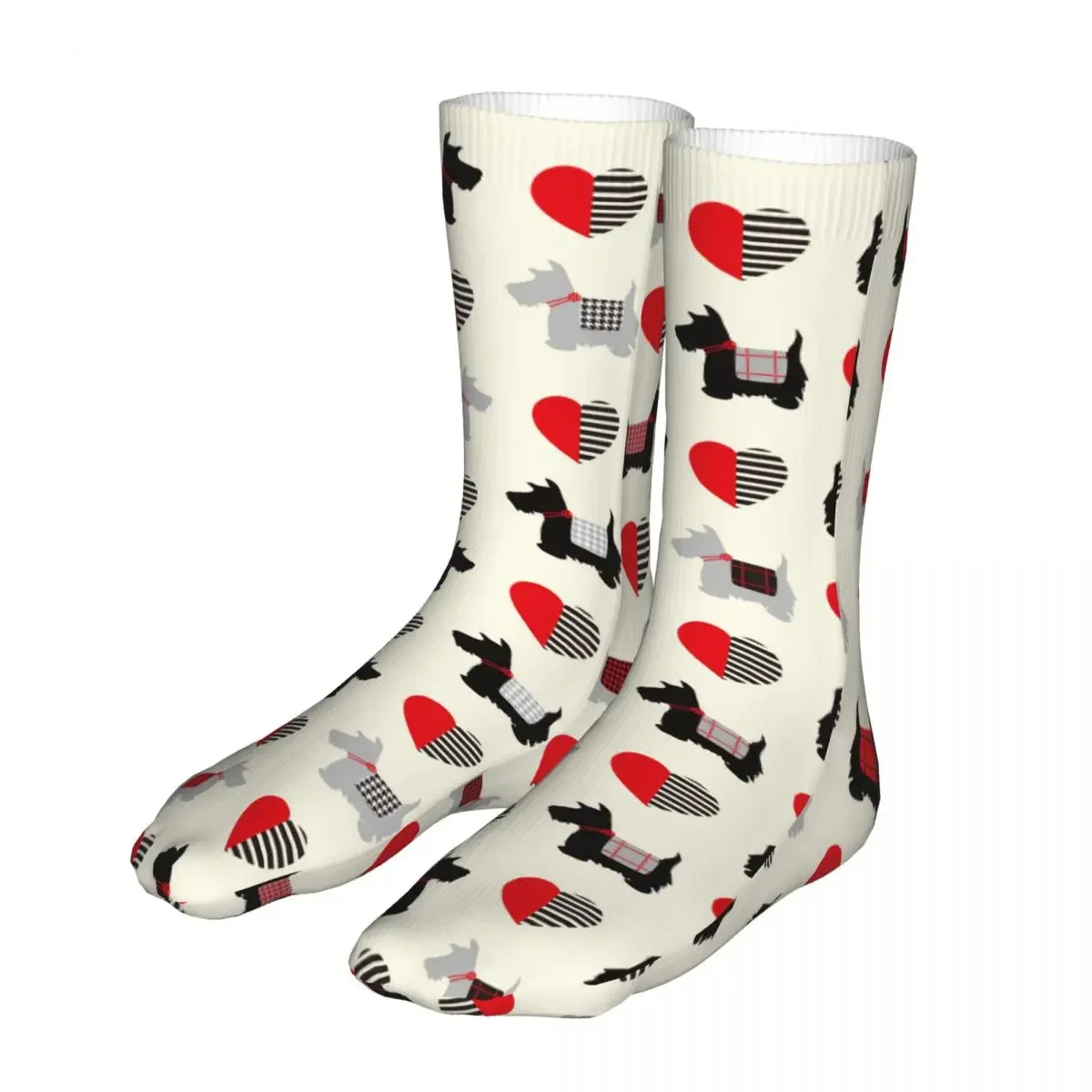 

Men Sport Scottish Socks Cotton Happy Gift for Animal Dog Lover Woman Sock