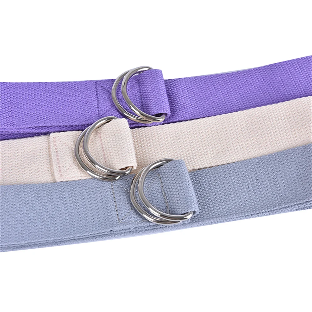 Multi-Colors Women Yoga Stretching Belt Gym Waist Leg Resistance Fitness Bands Yoga Belt Women Shaped Weight Loss Tools