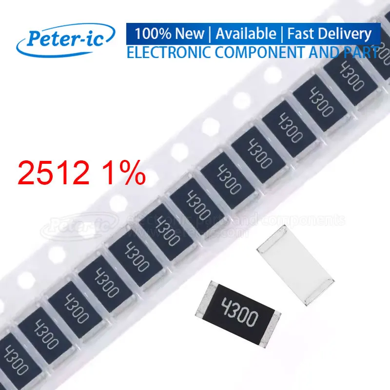 SMD Resistor 1W 1% R001-R500 0R 1R00 10R (10Pcs)