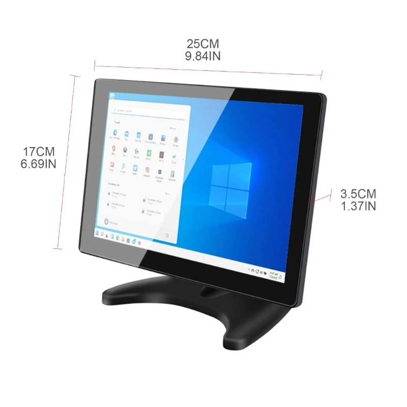 10.1 Inch 1280x800 Full View Angel Industrial Resistive for Touch Computer Perso Drop Shipping