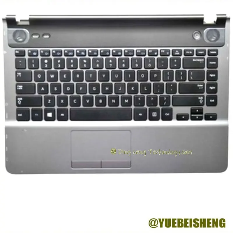 

95%New/Org For Samsung NP550P4C Q470 NP500P4A 500P4A NP500P4C 500P4C Q468 palmrest US keyboard uppper cover case Touchpad