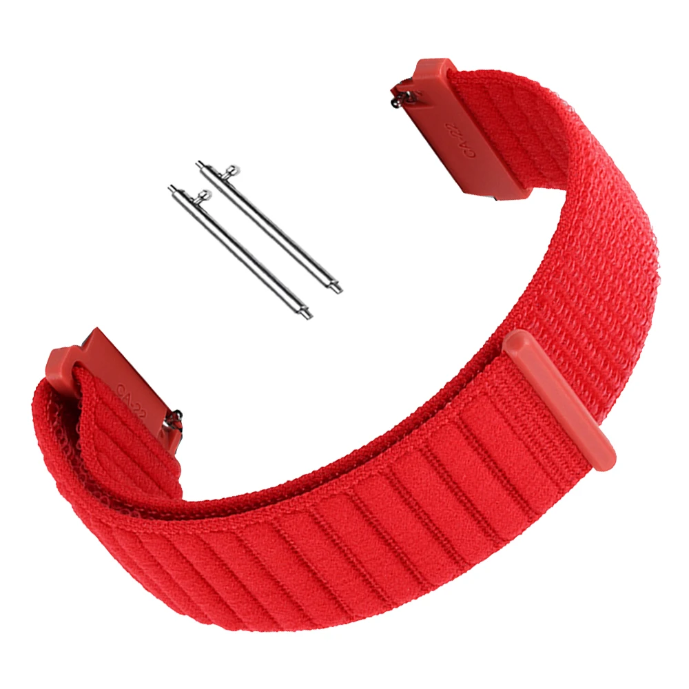 Premium Velcro Nylon Loop Strap - Soft and Adjustable Watchband Bracelet, 20-22mm