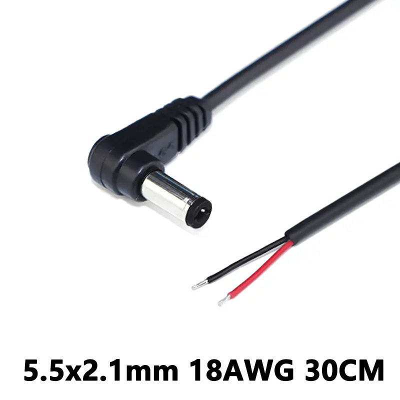 12V DC Power Cable Pigtail Cable 5.5 2.1mm 5.5 2.5mm Jack Barrel Connector For Camera CCTV Repair Auto LED Strip Lighting DIY image 7