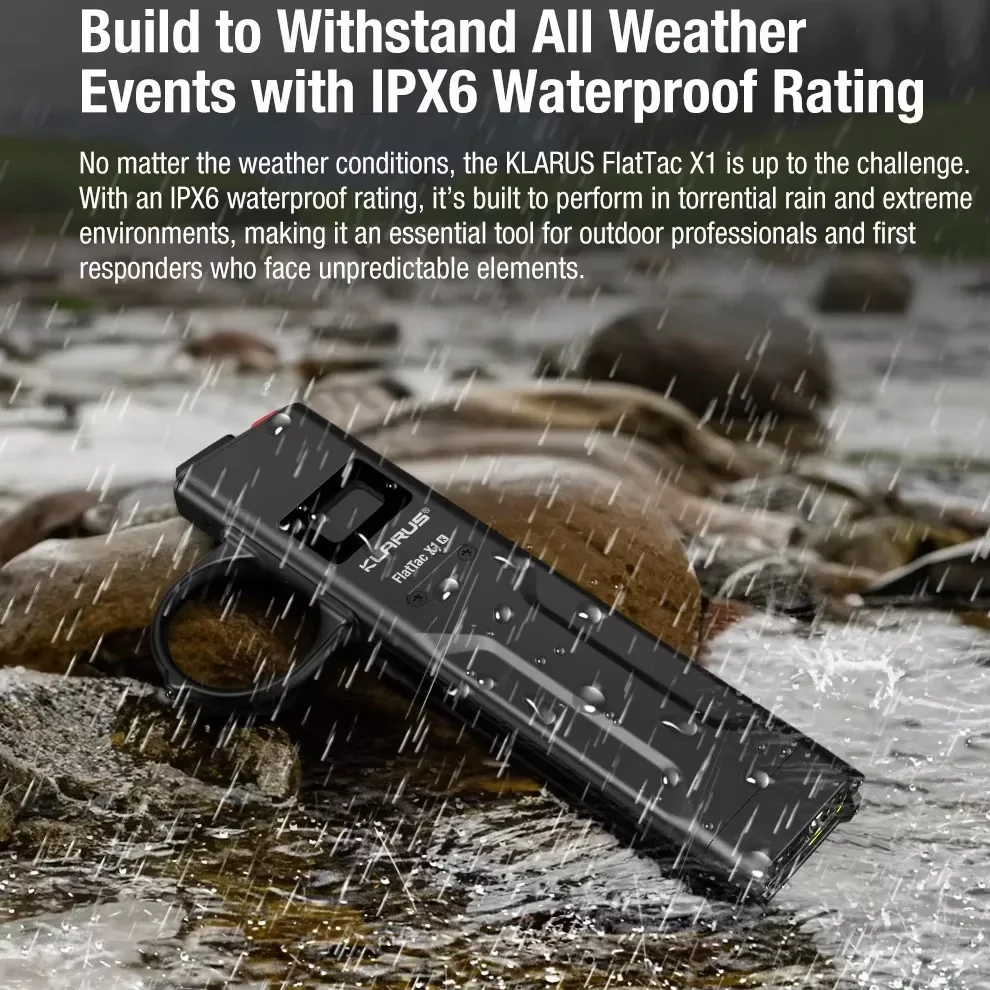 Ultra Thin Tactical Flashlight with Luminus SST 70 LED for Outdoor Emergency