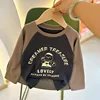 Spring Children's T-shirt Boys Girls Long Sleeve Base Coat Leisure Wear Boys Girls Tops Kids Clothes Children T-shirt 5