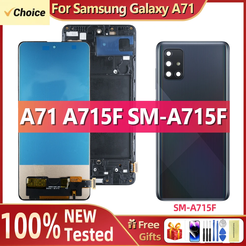 Original Super AMOLED For Samsung Galaxy A71 LCD Display Touch Screen ...