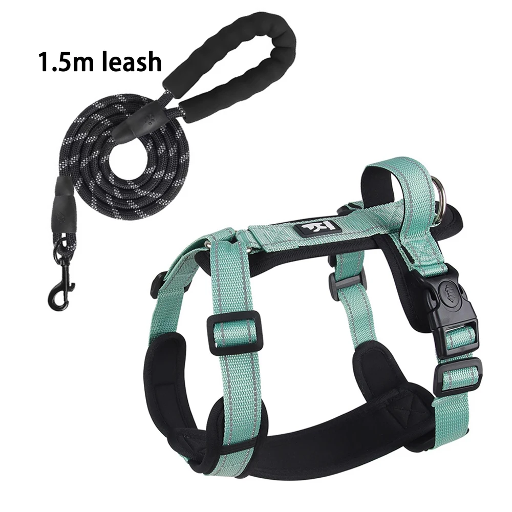 Reflective Adjustable Dog Harness with Handle - Easy Control Vest