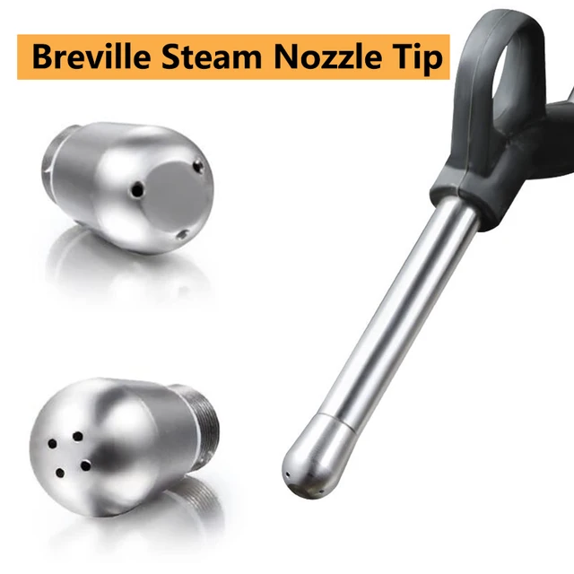 Coffee Maker Steam Nozzle 3/4 Hole Steam Nozzle Milk Foam Spout Steam Wand Tip for Sage Breville 870/875/878 Espresso Machine
