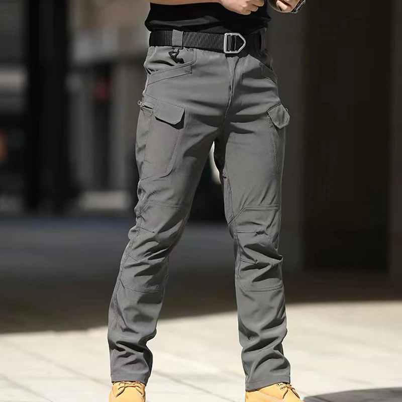 MOCOLY Pantalones Cargo De Senderismo Para Hombre, Resistentes Al Agua, Tácticos, Ligeros, De Secado Rápido, Para Pesca, Viajes, Safari, 043-verde Militar
