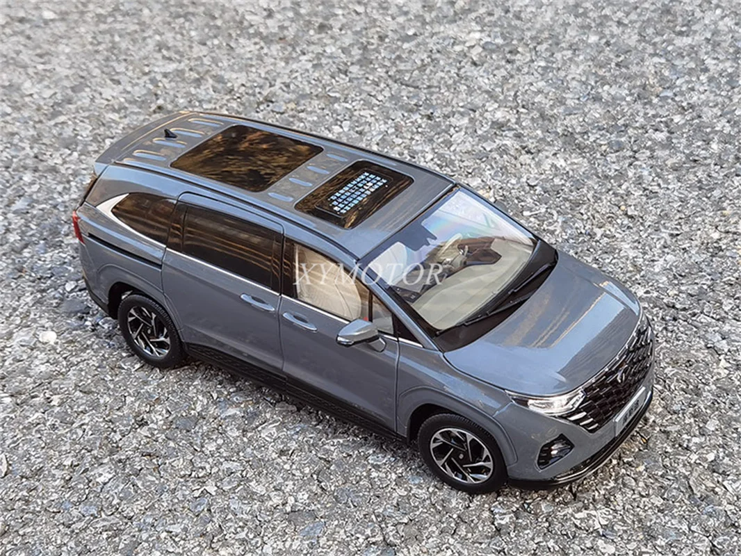 

NEW 1/18 For Hyundai CUSTO MPV Diecast Model Cars Toys Gifts Hobby Display Gray Collection Ornaments