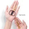 1Pcs Stainless Steel Small Nail Tools Eyebrow Nose Hair Scissors Cut Manicure Facial Trimming Tweezer Makeup Beauty Tool 2