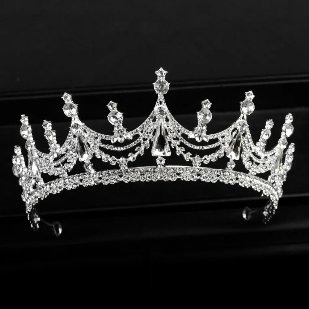 

For Princess Headband For Women For Girl For Bride Hair Hoop Fashion Jewelry Diamond Tiara Korean Style Tiaras Bridal Crowns