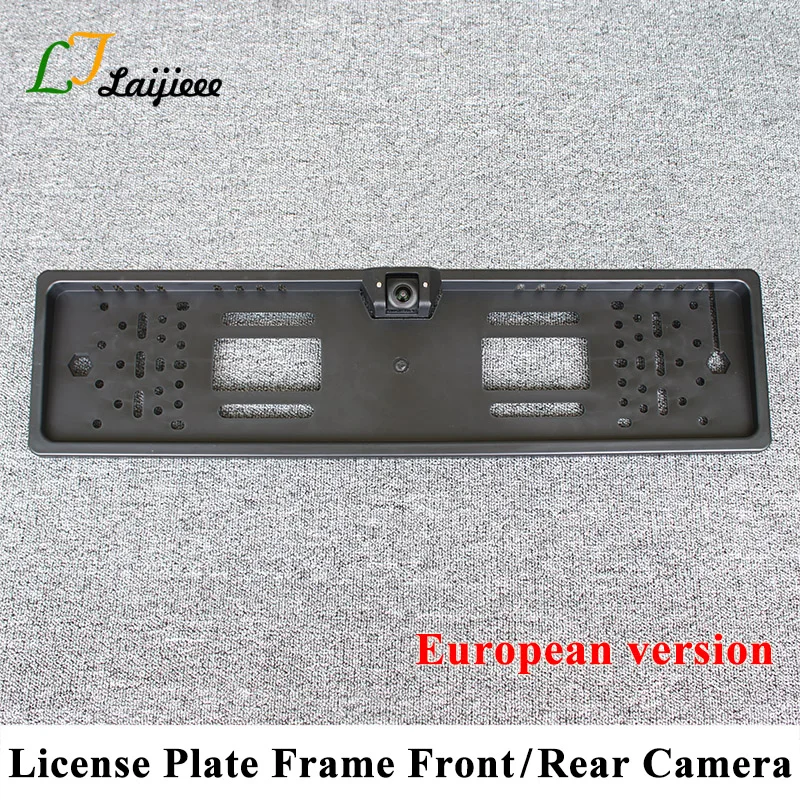 

License Plate Frame Front Rear Camera Of European Version / Wide-angle Fisheye HD Night Vision Backup Rearview Reversing Camera