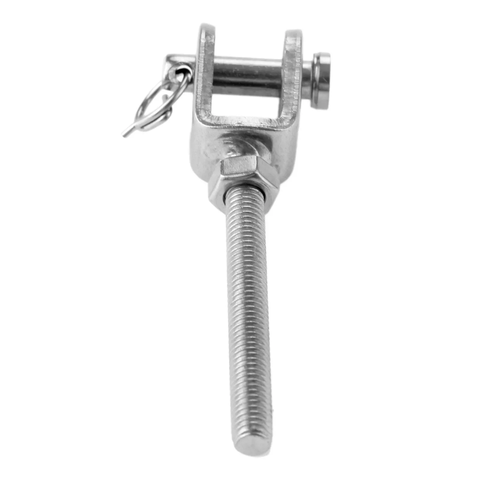 Screw Bolt Nut Set 1Pc M5 M6 M8 M10 M12 304 Stainless Steel Jaw Open Bolt & Nut Replacement Turnbuckle Rigging Screw Parts