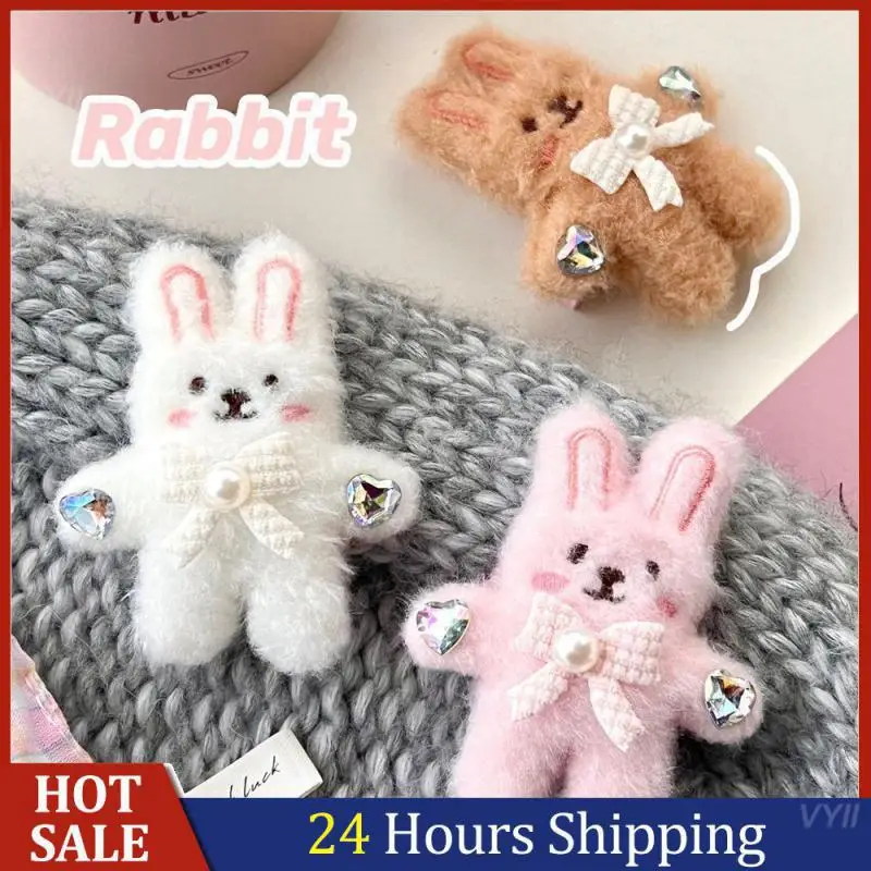 

Боковой зажим, мягкая плюшевая Милая шпилька для волос со сверкающим блеском, модные аксессуары для волос, детская шпилька для волос в форме сердца, милая шпилька для волос для девочек, Шпилька для волос с бантом