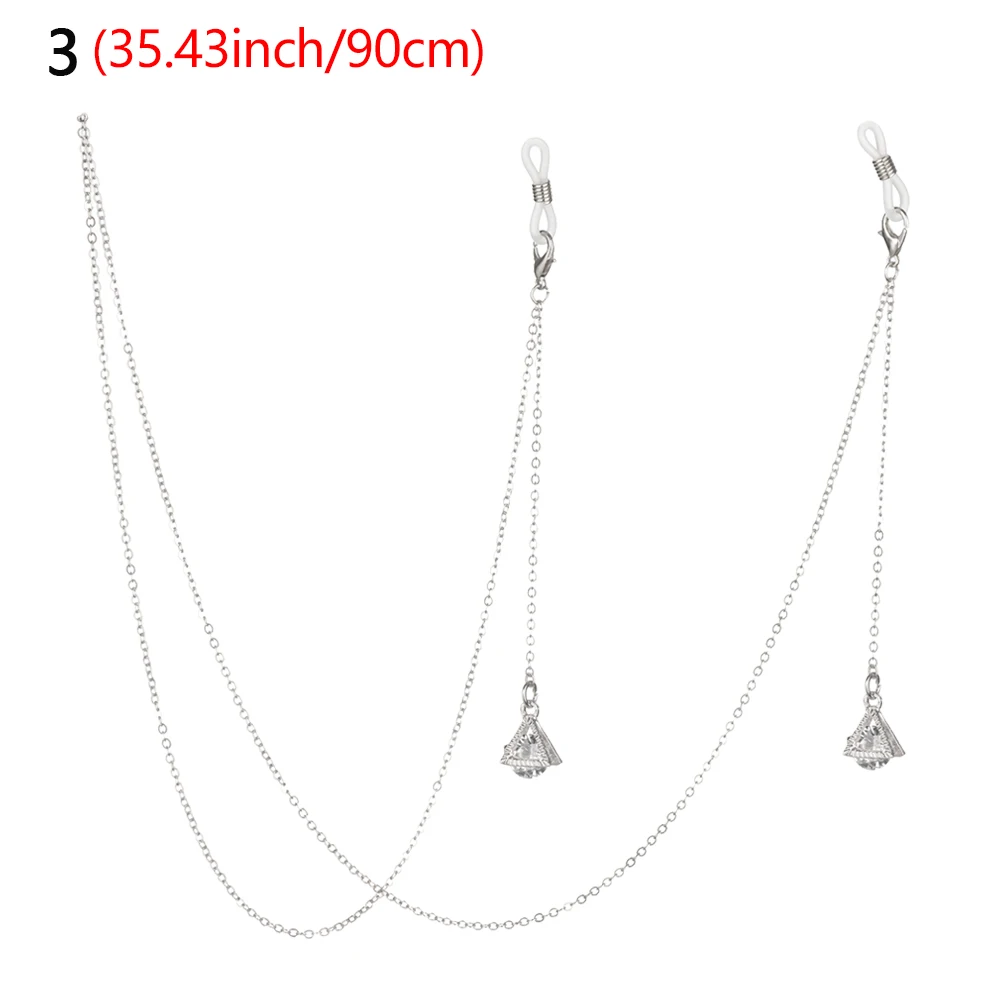 Unisex Metal Glasses Holder Chain Lanyard with Braided Design