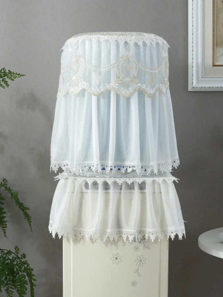 Water dispenser cover dust cover lace water dispenser two-piece set water bucket household bucket