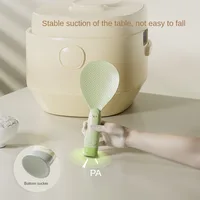 New Suction Cup Rice Spoon Can Stand Up and Not Stick To Rice Rice Making and Rice Serving Heat-resistant Standing Rice Spoon 3