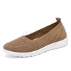 Women's Slip On Solid Color Shoes Summer Fashion Mesh Breathable Casual Shoes Walking Non Slip Platform Sandals Flats Loafers 5