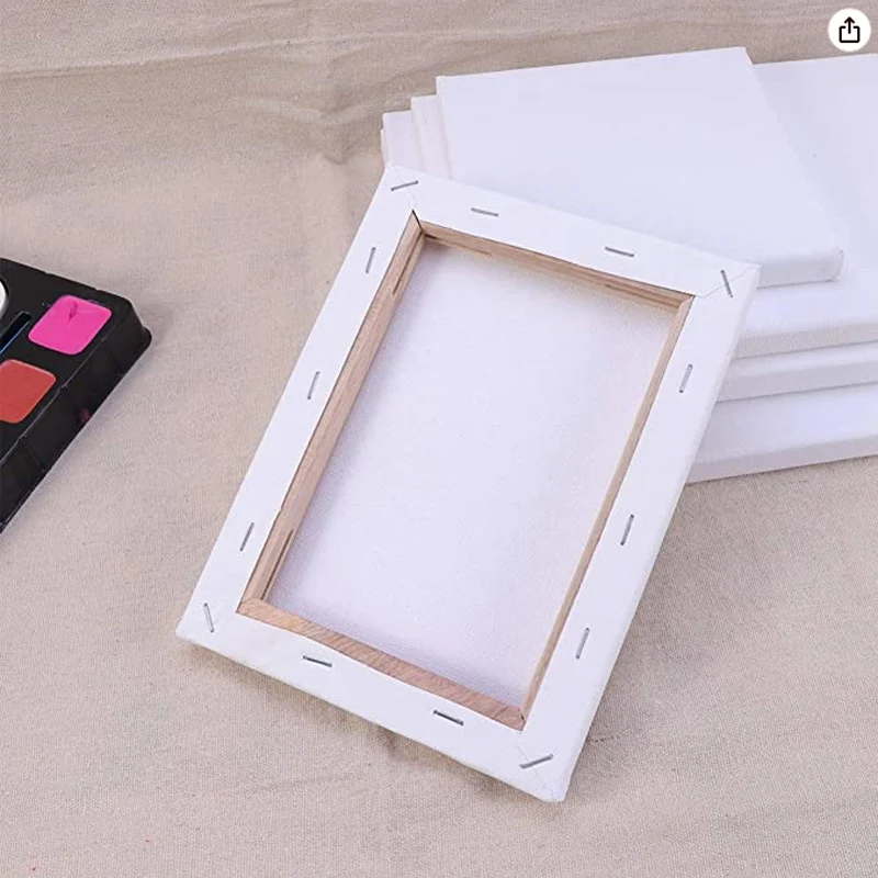 1/5pcs 5x7cm/7x9cm/15x20cm/20x30cm/24x30cm/ 30x40cm White Blank Square Artist Canvas For Canvas Oil Painting artist canvas