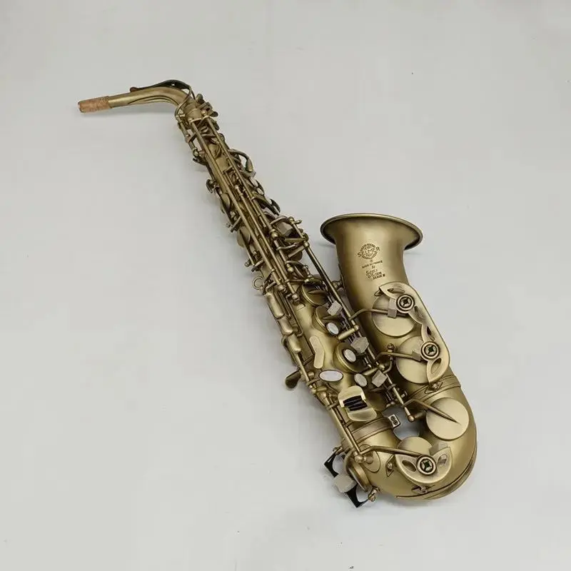 

Alto Saxophone SAS-802 Antique Copper Plated E-flat Professional Musical Instrument With Mouthpiece Reed Neck Free Ship
