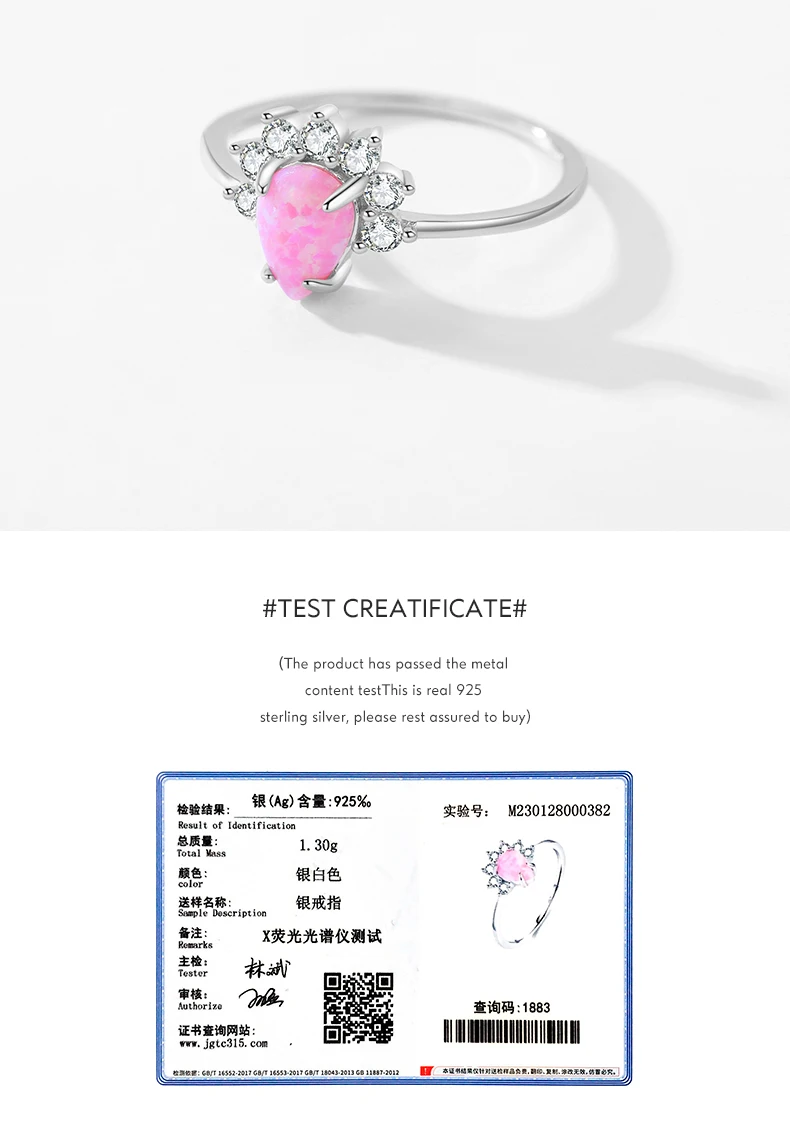 MODIAN 2023 925 Sterling Silver Exquisite Opal Rings For Women Fashion Sense Of Design Wedding Anniversary Gift Fine Jewelry MODIAN 2023 925 Sterling Silver Exquisite Opal Rings For Women Fashion Sense Of Design Wedding Anniversary Gift Fine Jewelry