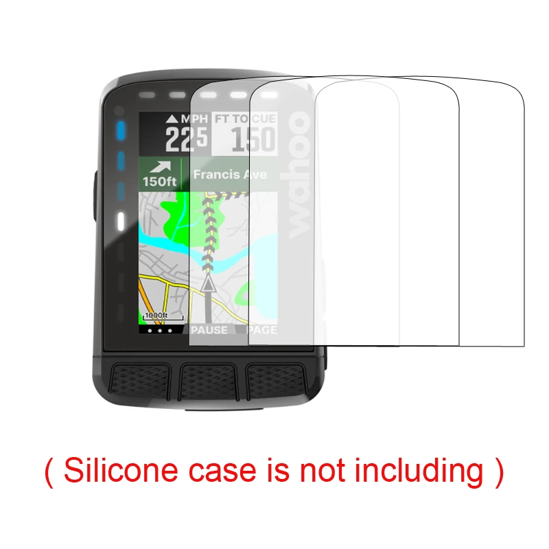 Silicone Soft Edge Protective Case Screen Protector Film Cover For