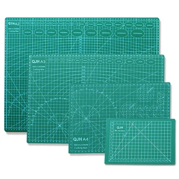 A3 A1 A2 A4 Pvc 직사각형 그리드 라인 자기 치유 커팅 매트 도구 커팅 패드, 패치 워크 패브릭 가죽 종이 공예 DIY 도구 3mm